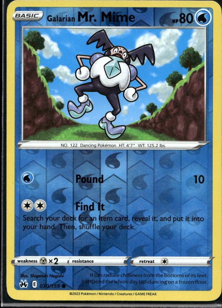 Galarian Mr. Mime - SWSH12.5 30/159