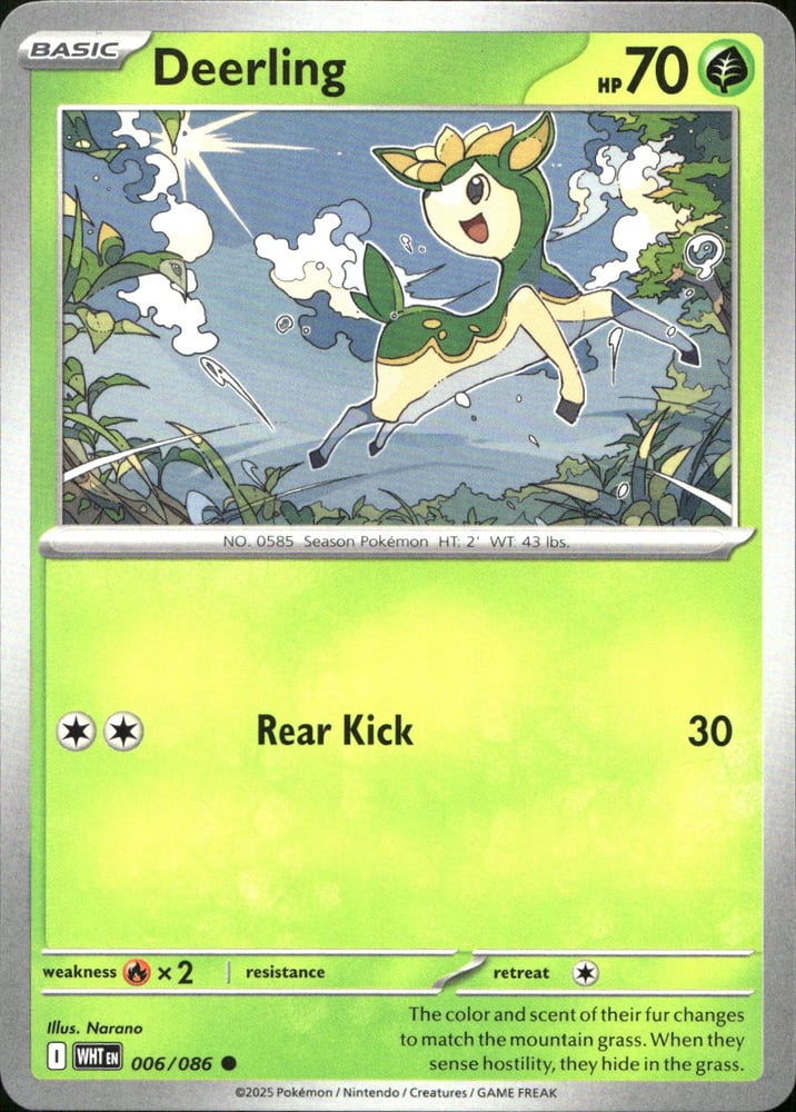 Deerling - SV10.5W 6/86