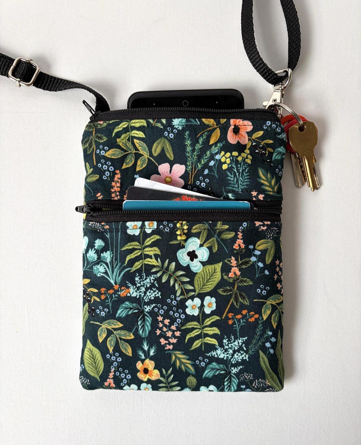 Small Crossbody Bag – Herb Garden (Dark), photo 4 of 7