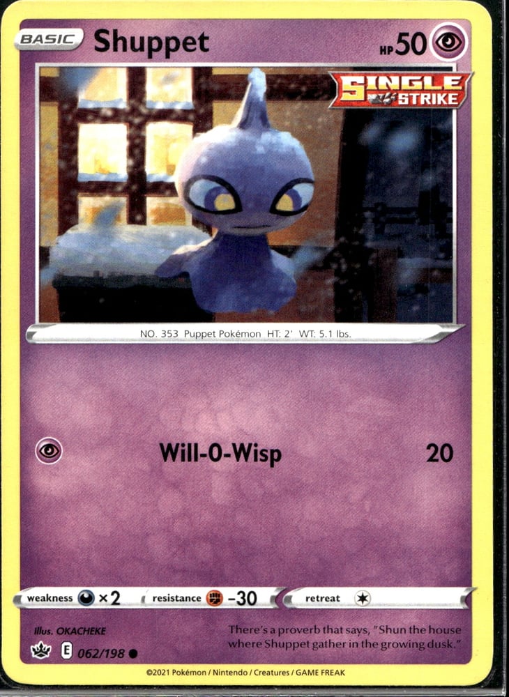 Shuppet - SWSH6 62/198