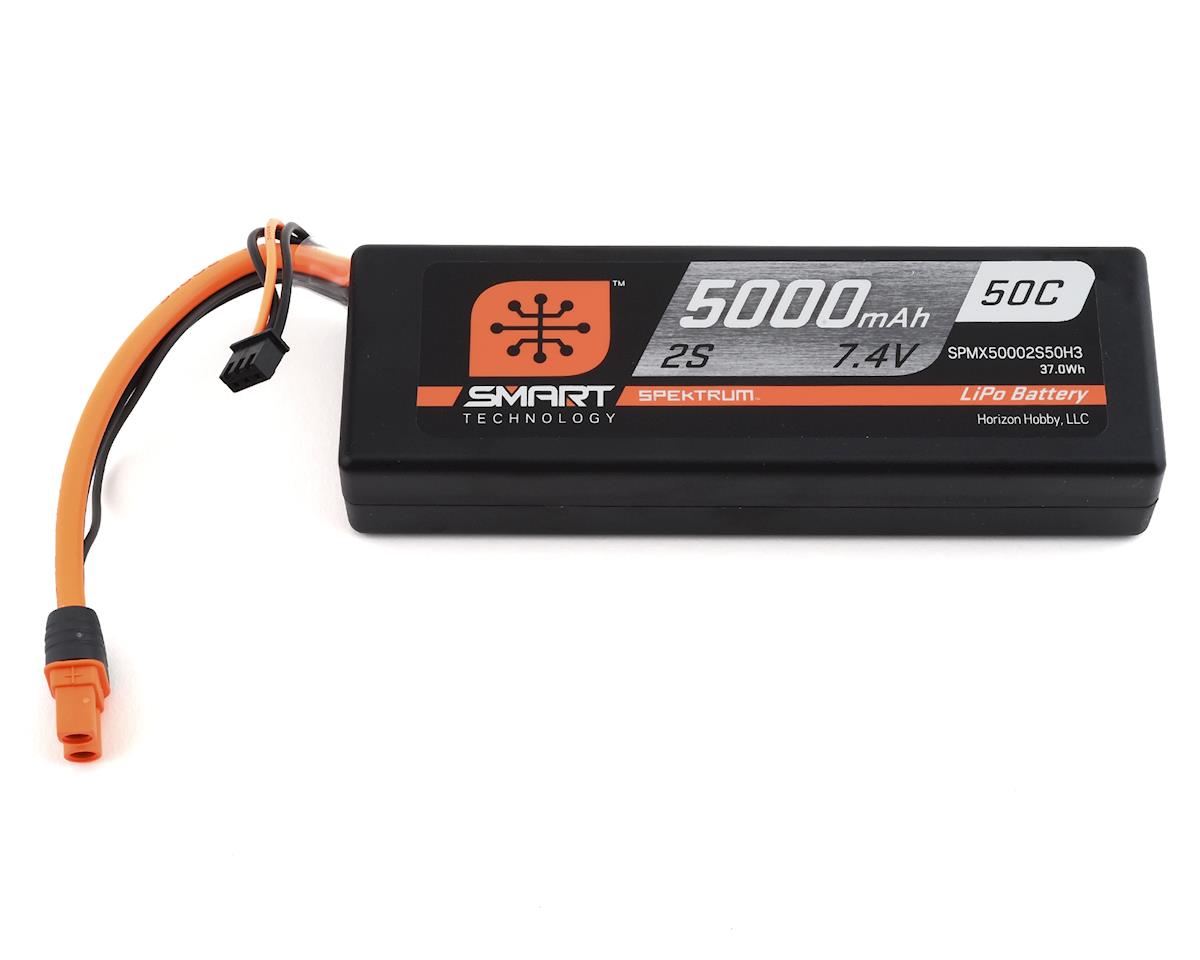5000mah 2S 7.4V Smart 50C IC3 SPMX50002S50H3