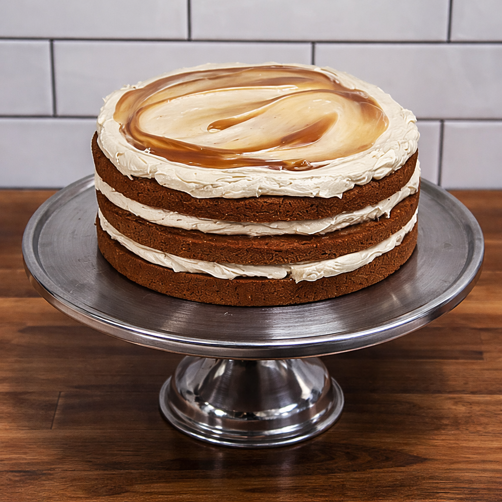 Caramel Spice Cake (V)
