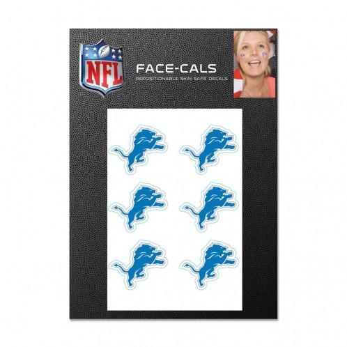 Detroit Lions Face Cals Tattoos