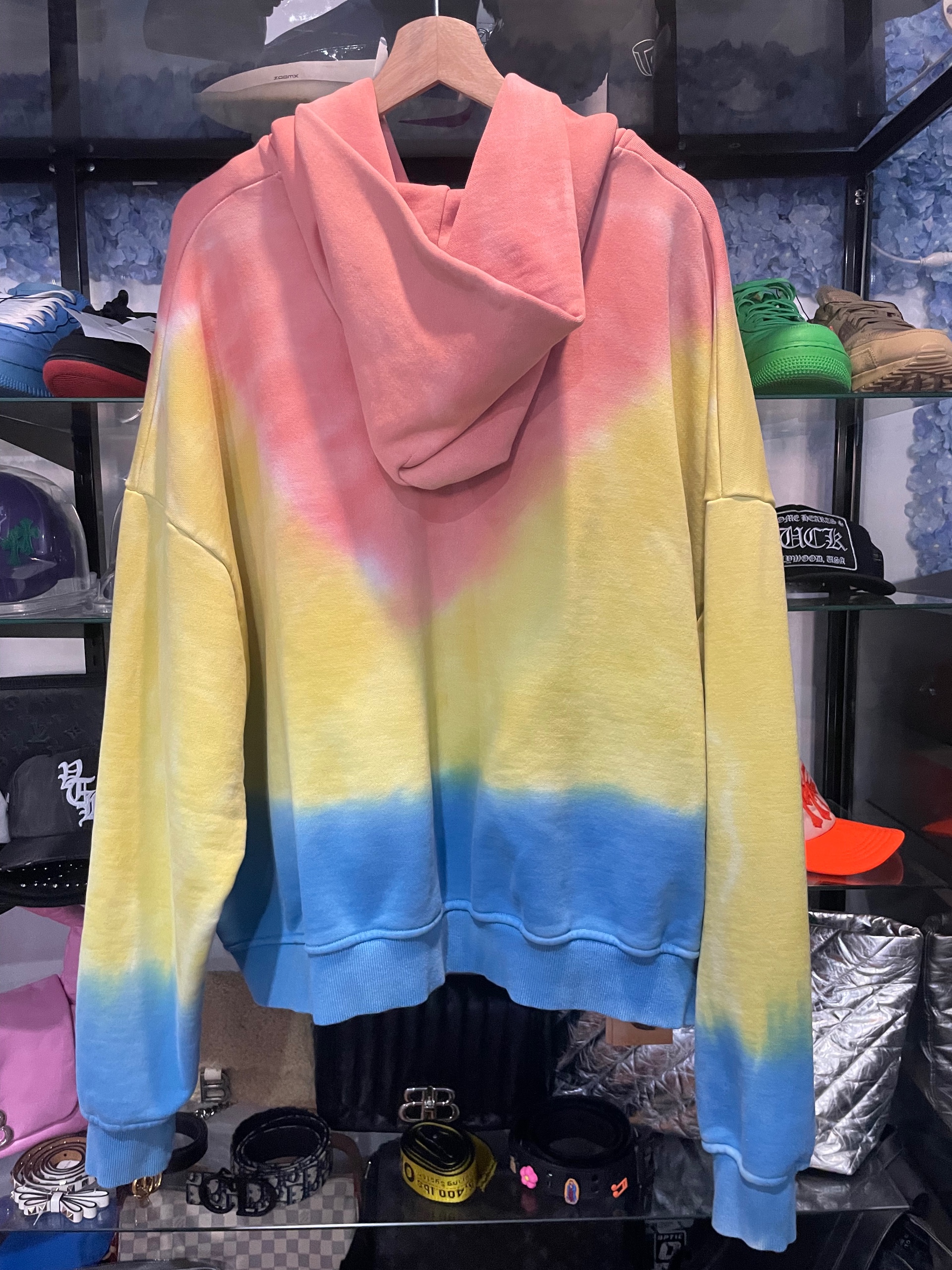 HMDD Happy Memories Don't Die What The H Star Zip Hoodie LARGE, size L, preowned condition — photo 2 of 2