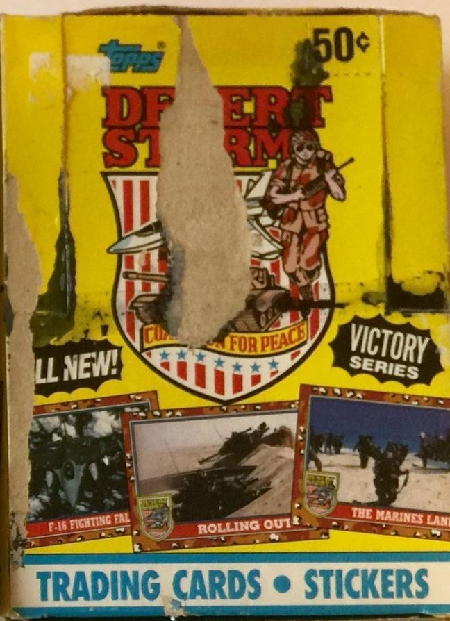 1991 Topps Desert Storm 36 Count Sealed Box