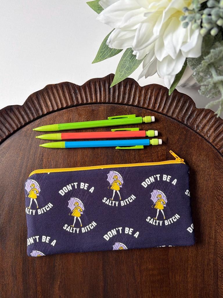 Pencil Pouch – Don't Be Salty, photo 3 of 5
