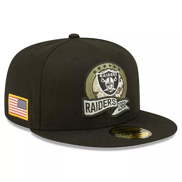 Las Vegas Raiders 2022 Salute to Service New Era 59FIFTY Hat