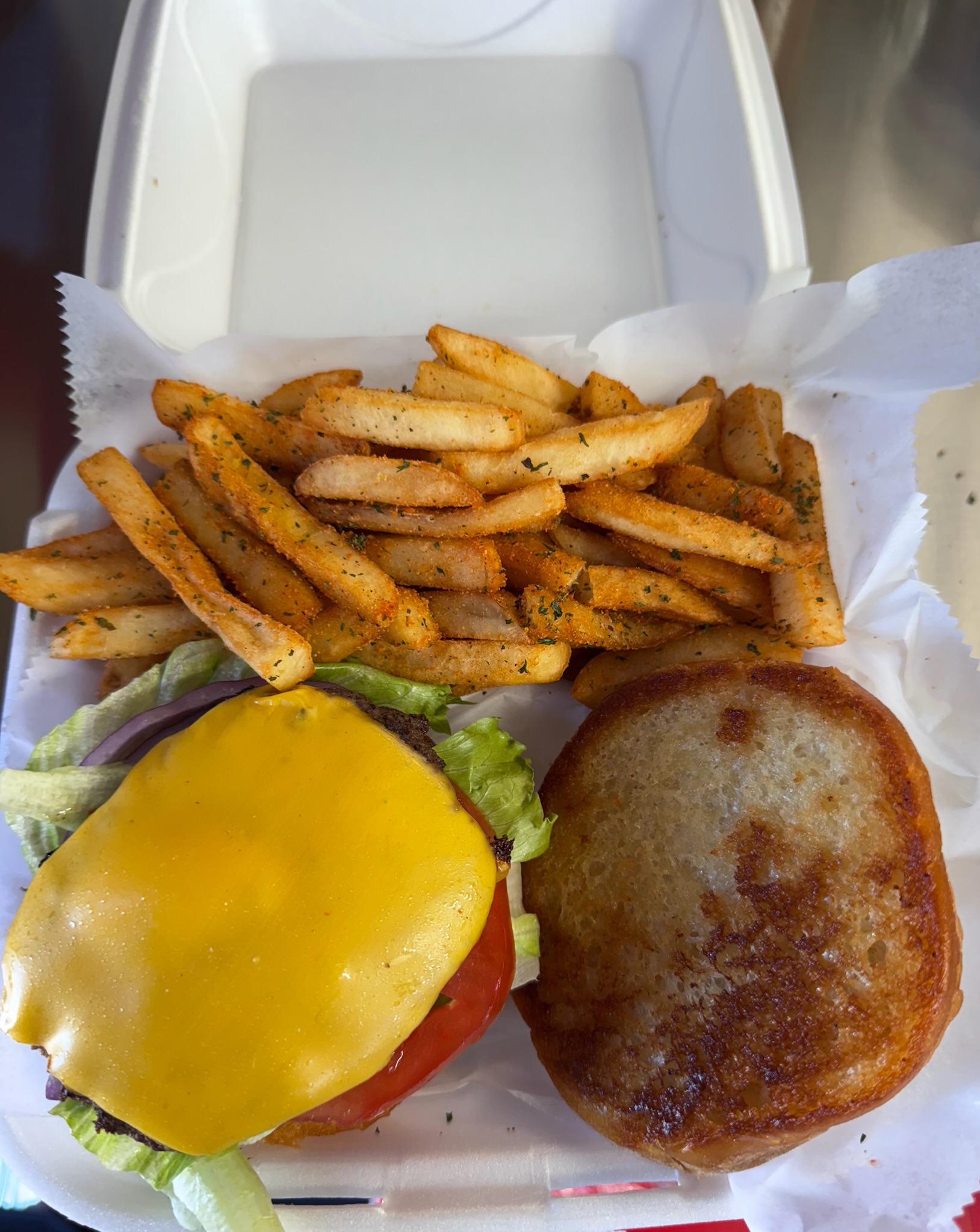 Burger with Fries