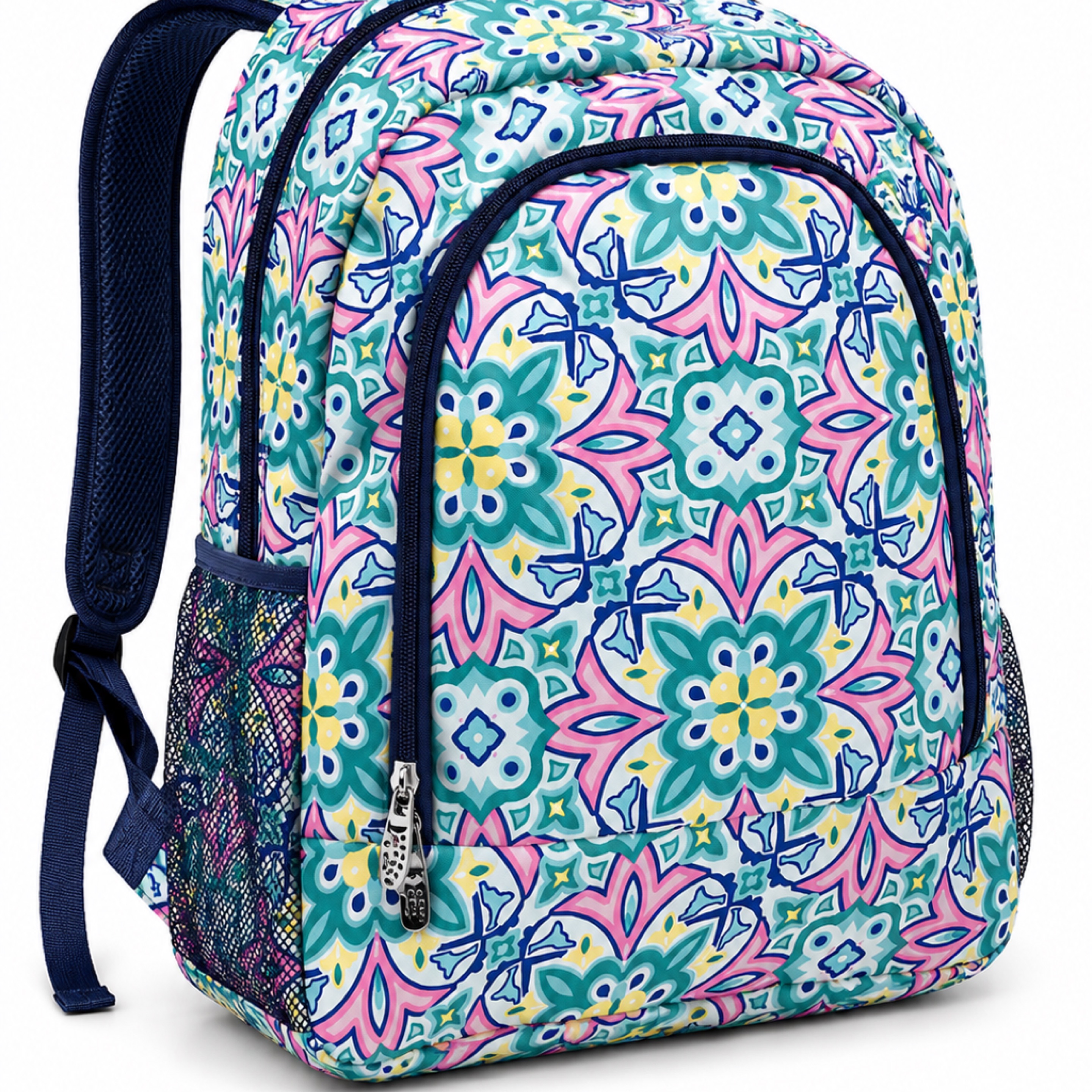 Colorful Floral Pattern Backpack