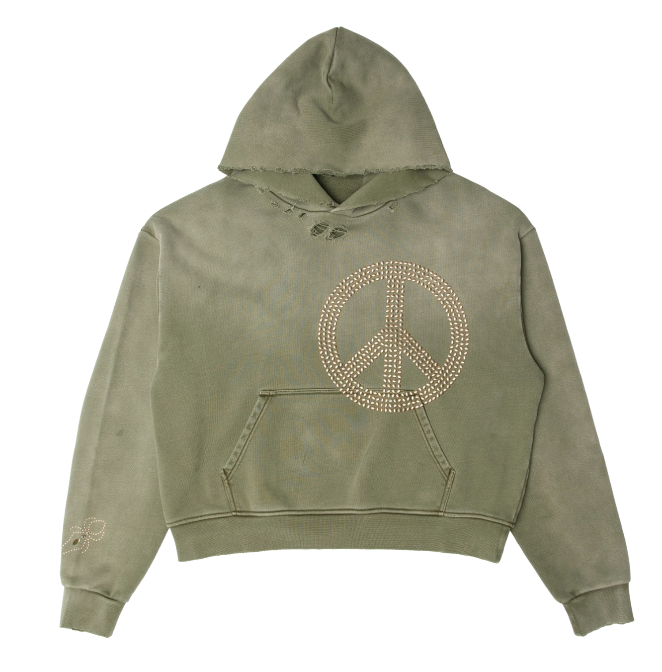 JAPANESESORROWS PEACE RIVETED HOODIE