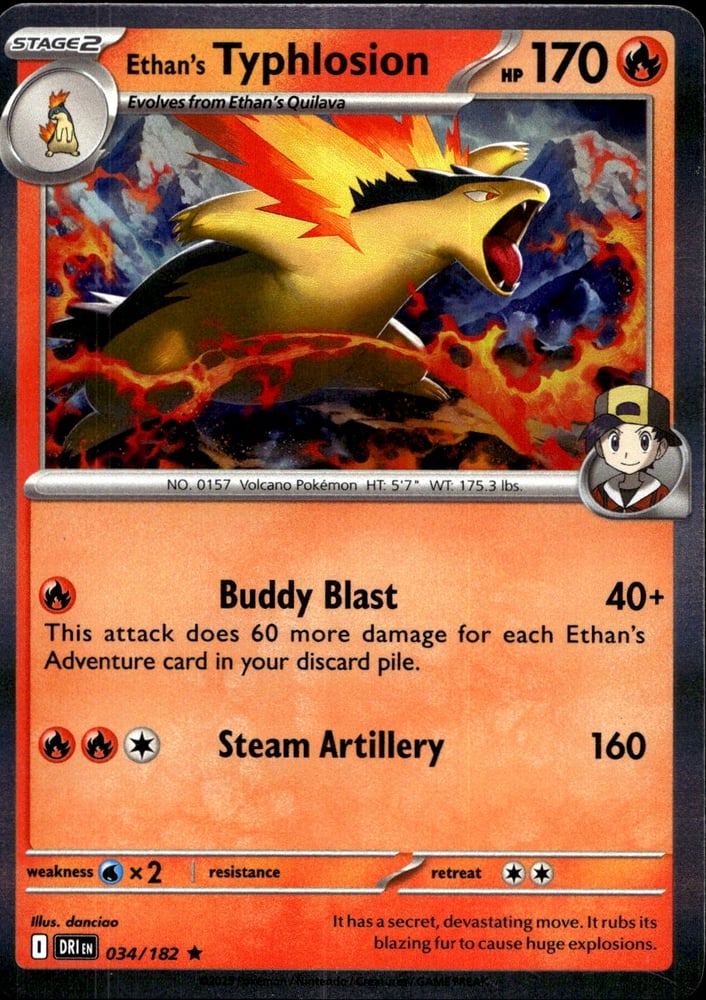 Ethan's Typhlosion - SV10 34/182