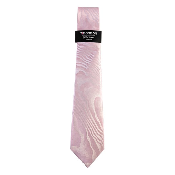 150 X 7 Cm Wood Grain Pink Tie