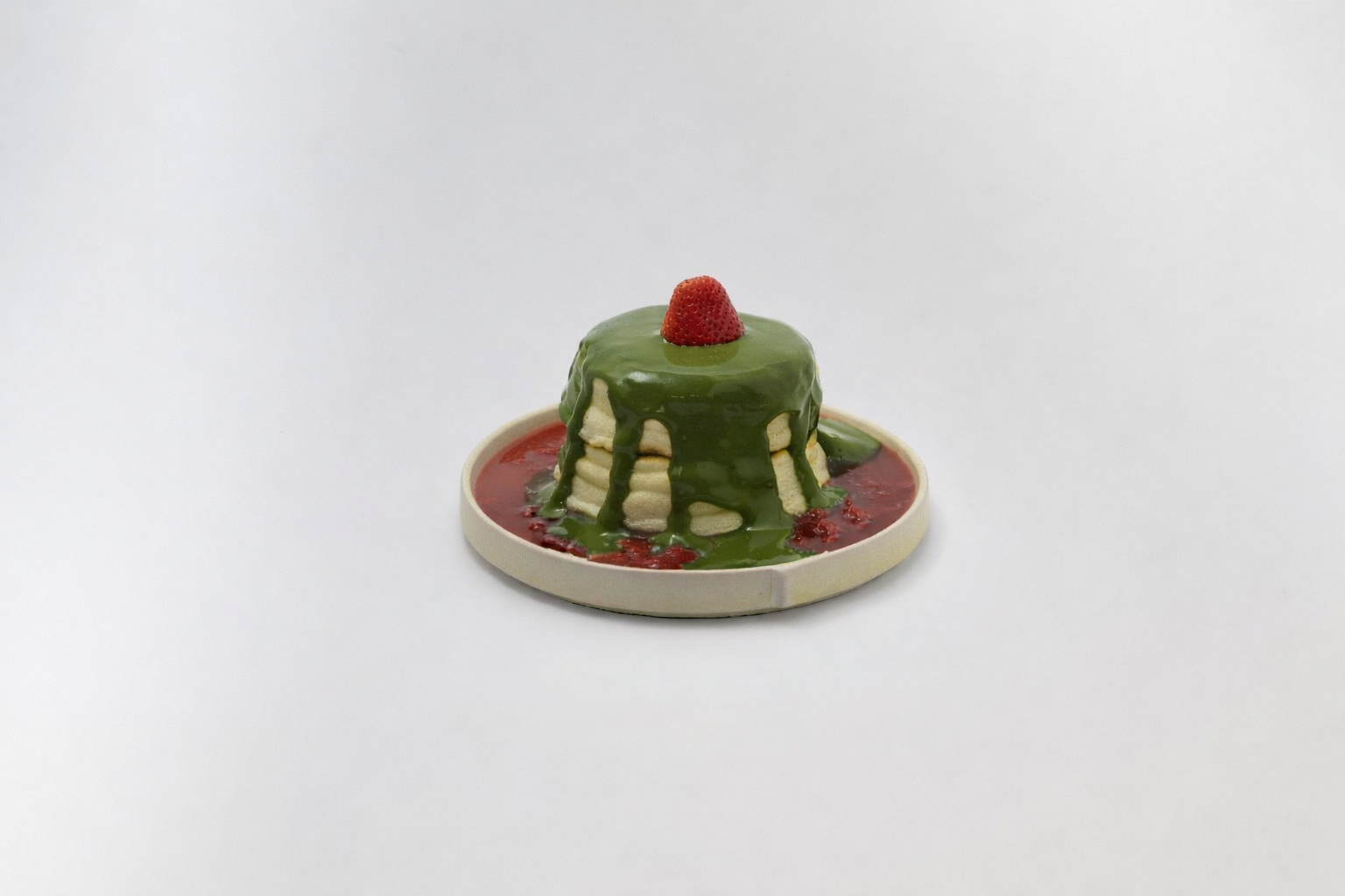 Matcha Strawberry Souffle