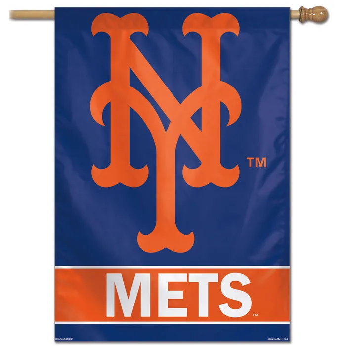 New York Mets Vertical Banner House Flag 28x40"