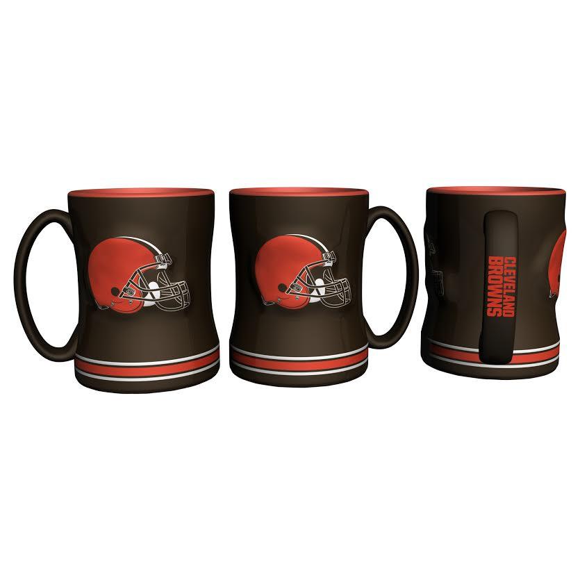 Cleveland Browns Sculpted Coffee Mug 14oz