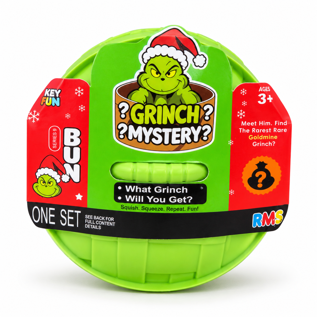 Grinch Mystery Series B Surprise Squishy Toy
