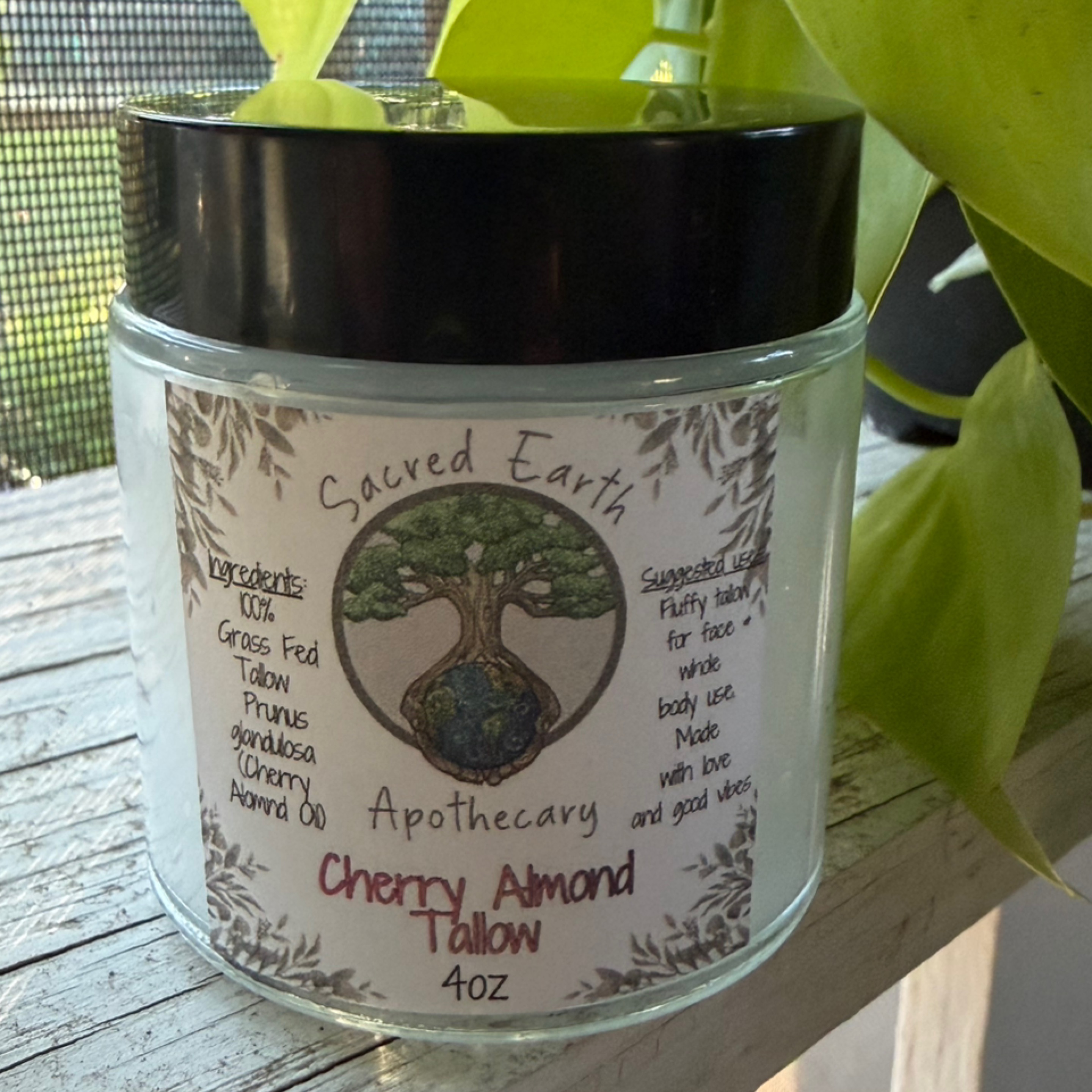 Sacred Earth Apothecary - 4oz Cherry Almond 
