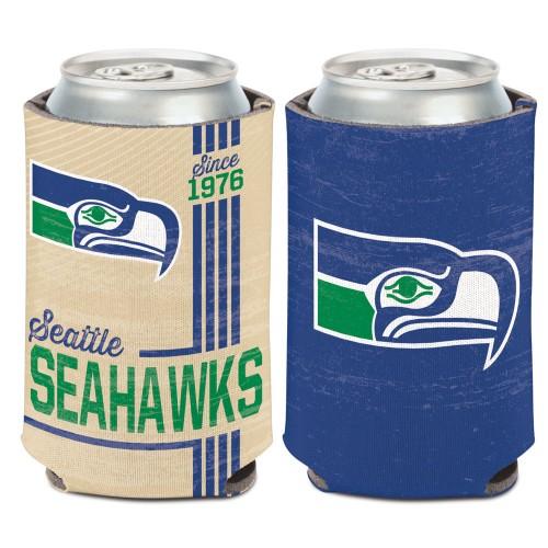 Seattle Seahawks Vintage Can Cooler