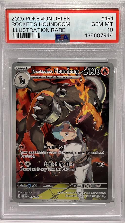 Team Rocket's Houndoom (Destined Rivals) #191/182 PSA 10