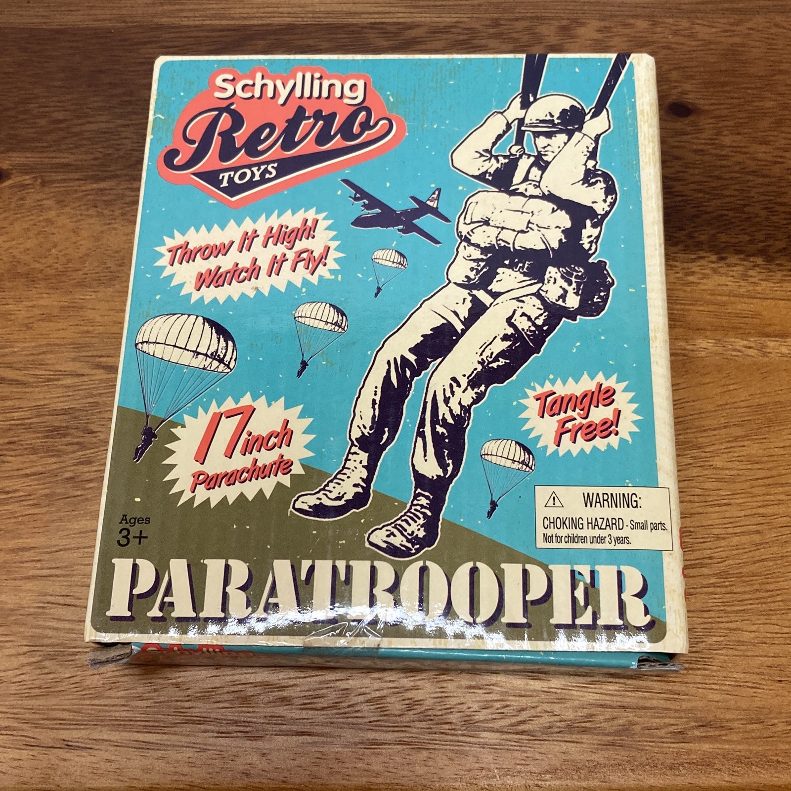 PARATROOPER PARACHUTE SCHYLLING RETRO TOYS