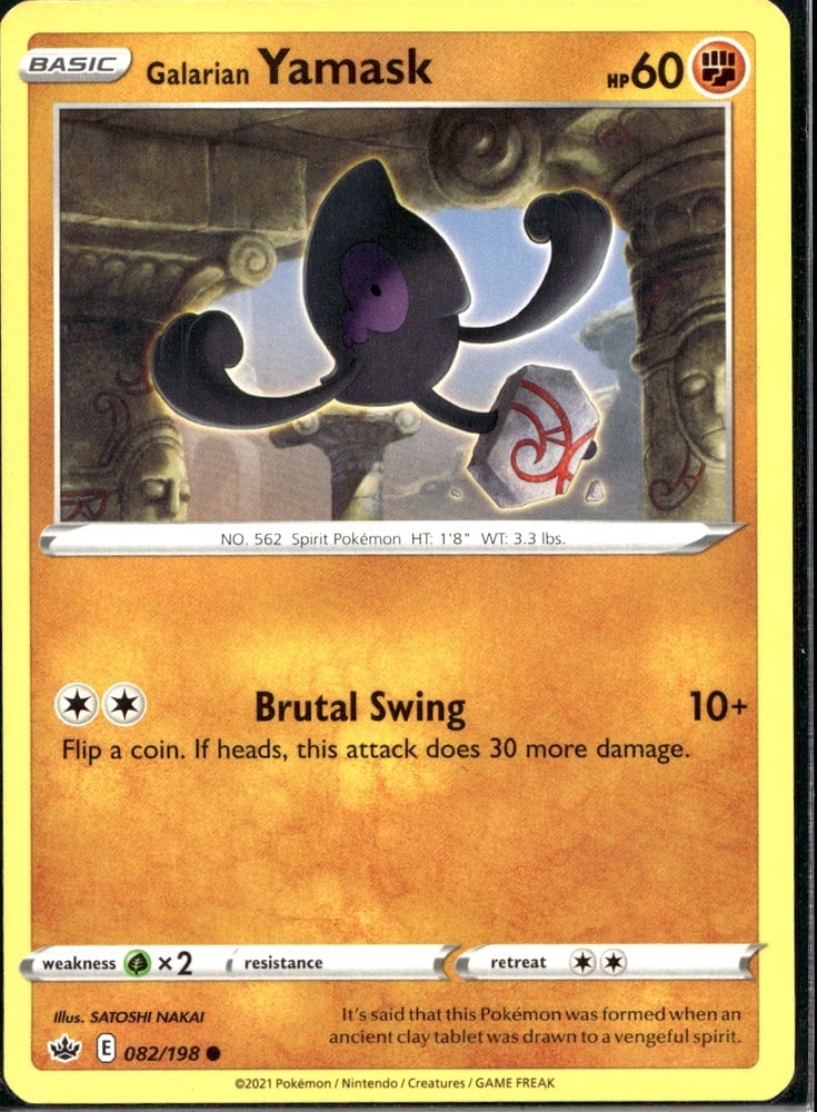 Galarian Yamask - SWSH6 82/198