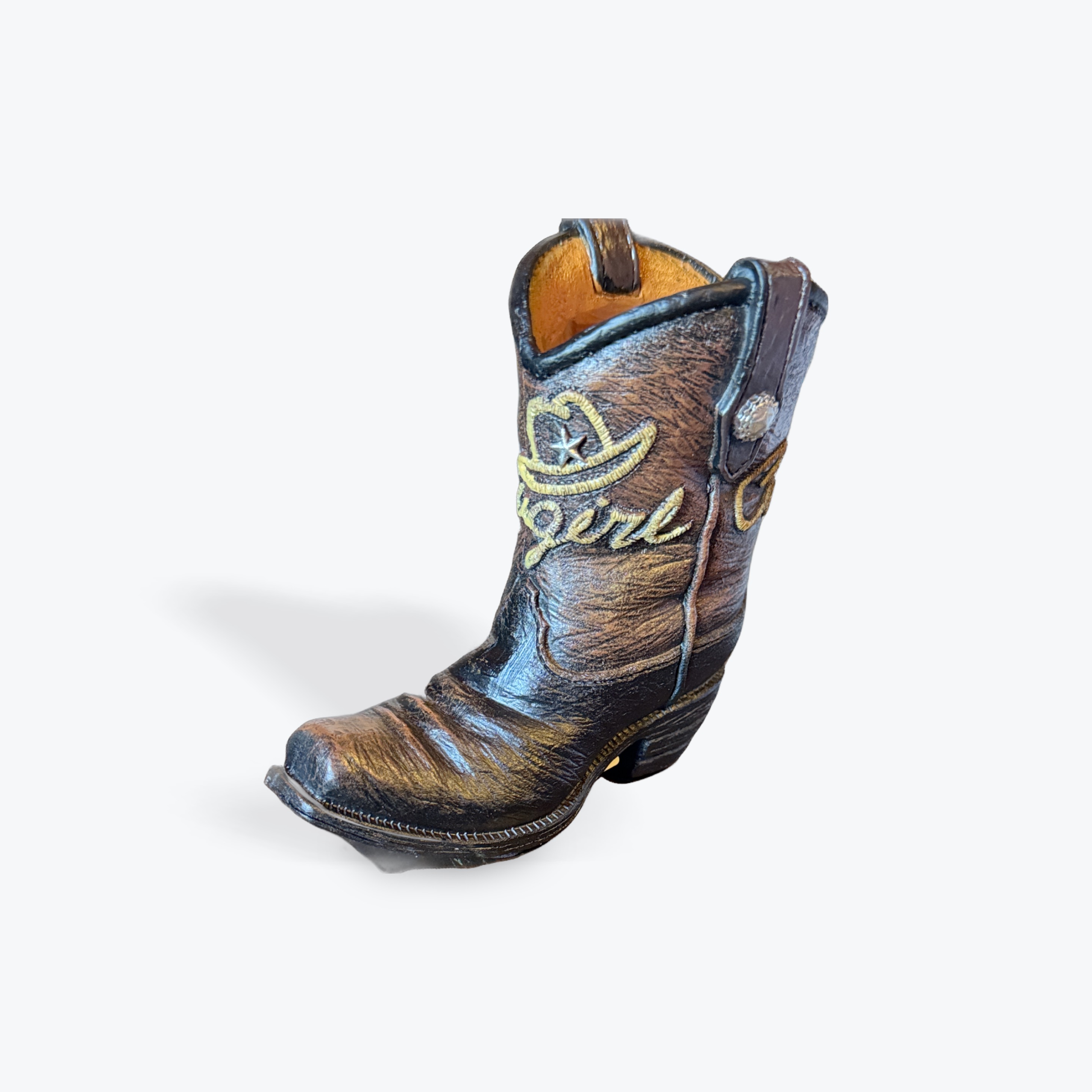 Boot Pencil Cup (Cowgirl) *