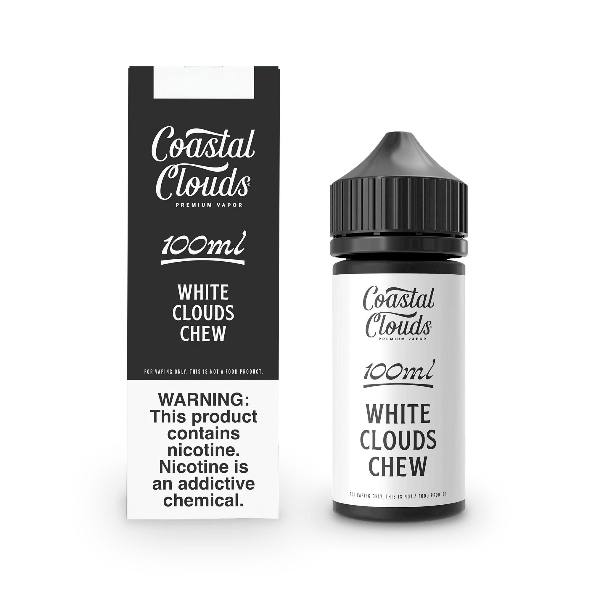 Costal Clouds Eliquid 100ML White Clouds Chew Nic 6mg