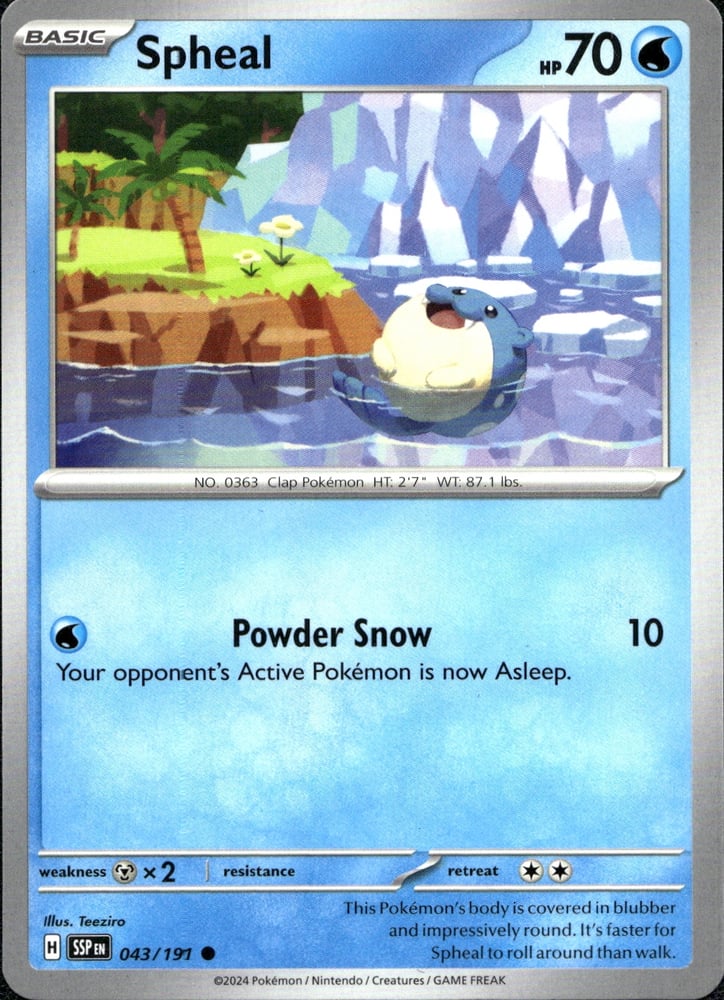 Spheal - SV08 43/191