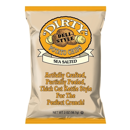 Dirty Kettle Potato Chips Sea Salted 2oz 24 ct