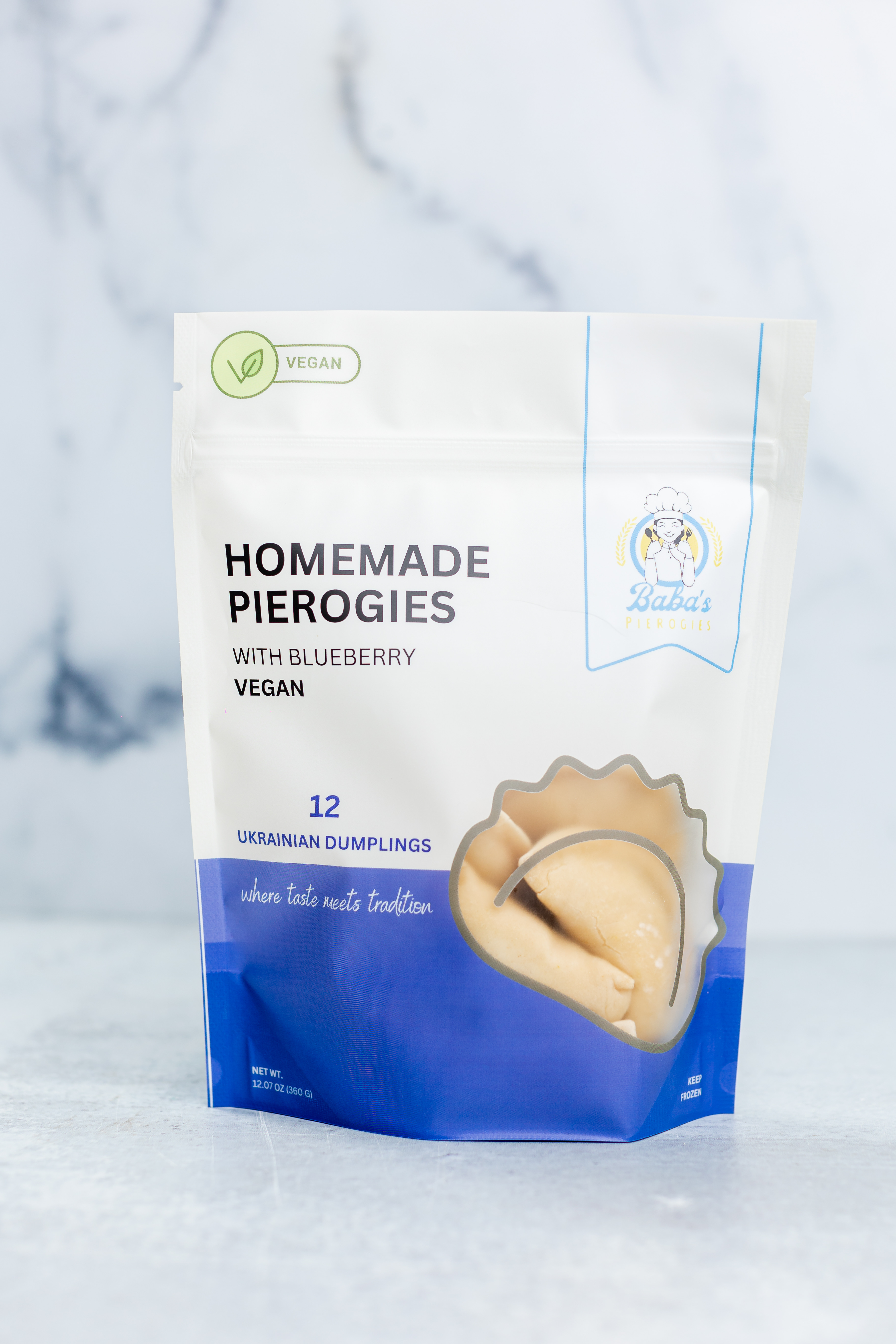 ❄️ VEGAN Blueberries Pierogi (Frozen)