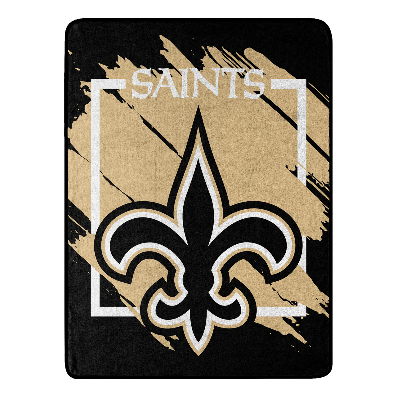 New Orleans Saints Micro Raschel Dimensional Design Blanket