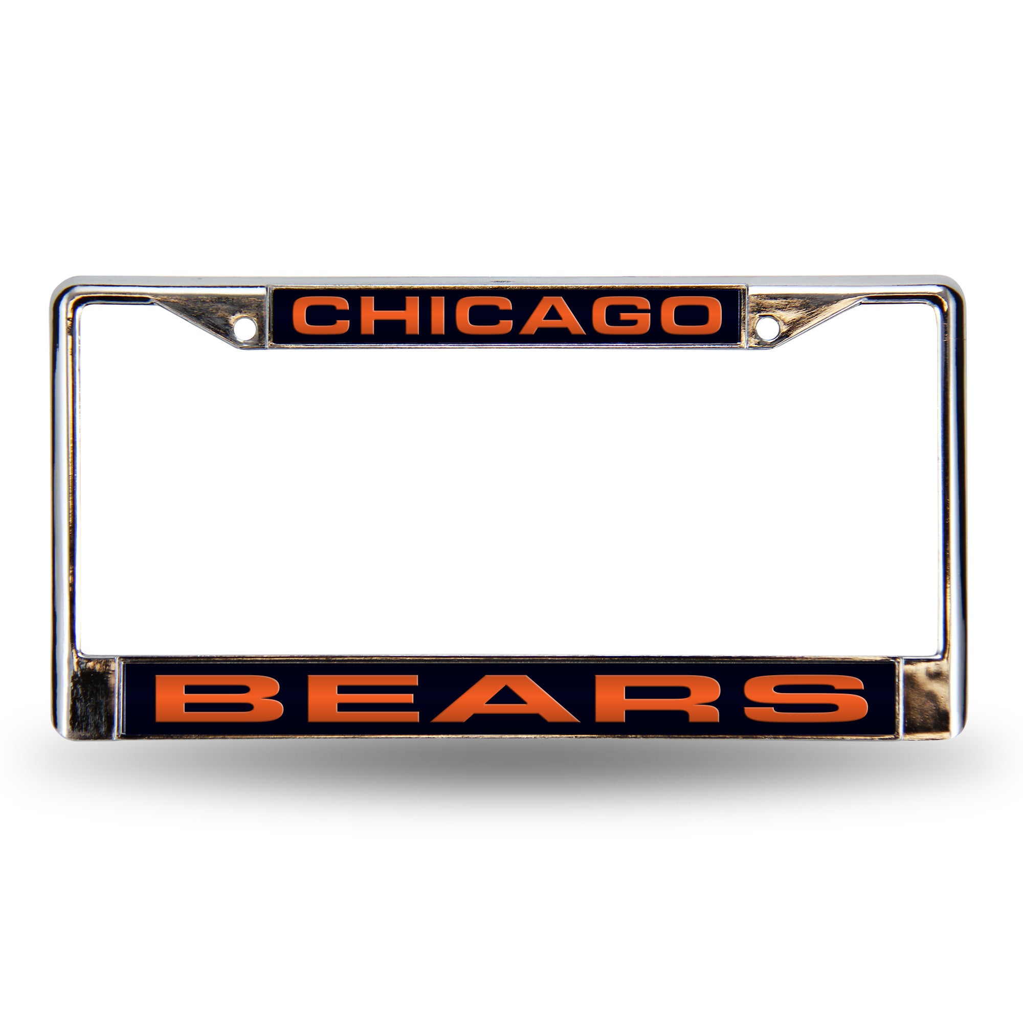 Chicago Bears Laser Chrome License Plate Frame