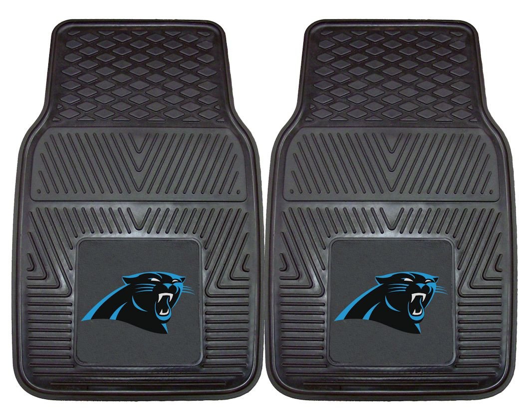 Carolina Panthers Heavy Duty 2 Piece Vinyl Car Mats