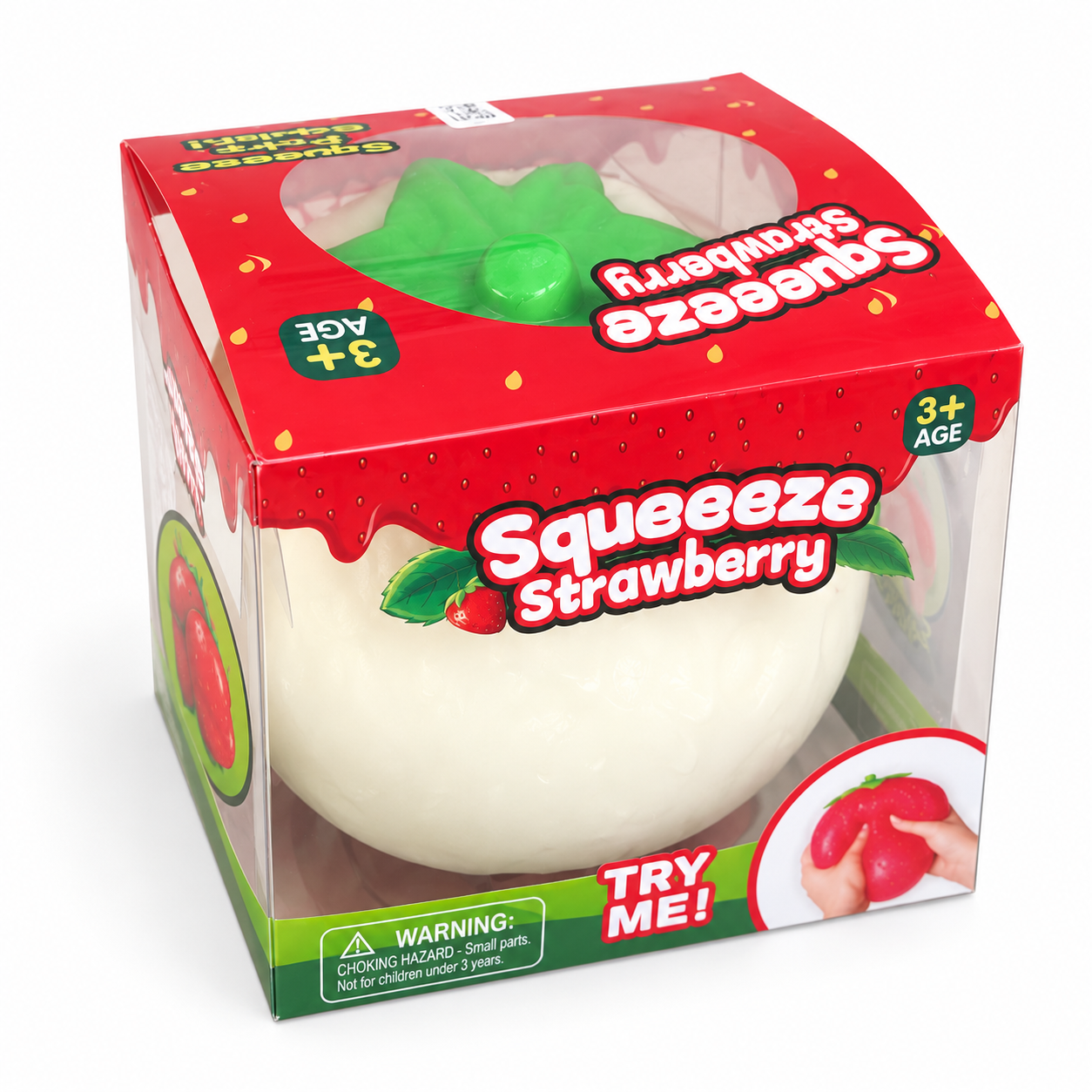Color Changing Jumbo Squeeeeze Strawberry Squishy Toy