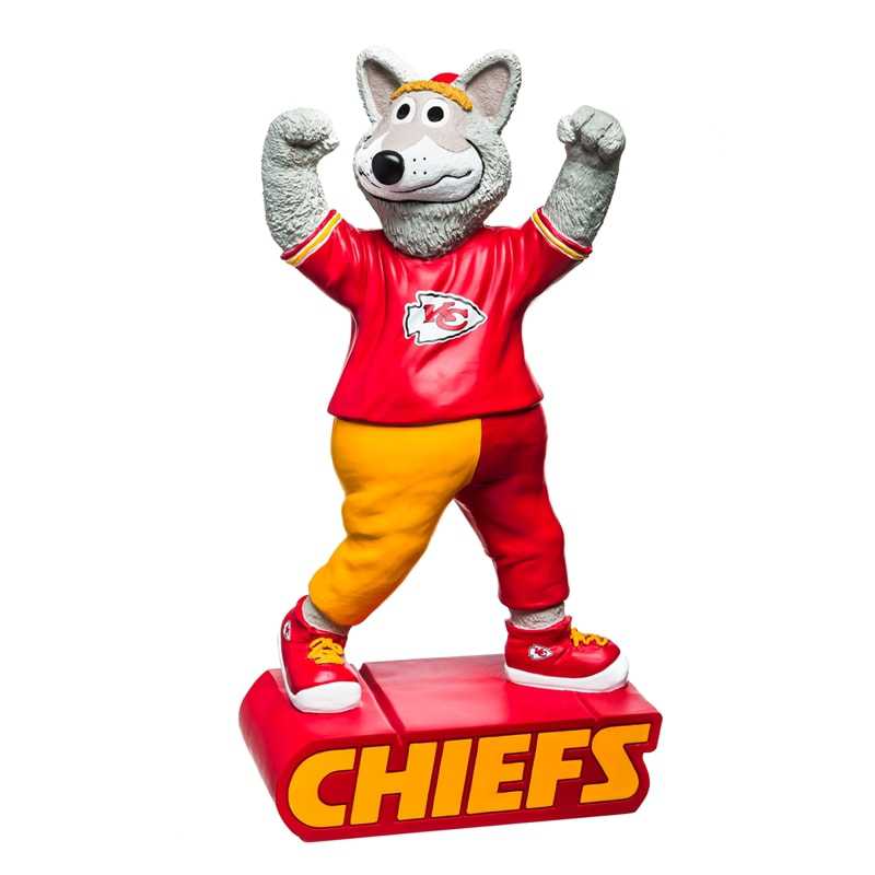 Kansas City Chiefs Tiki Mascot Statue