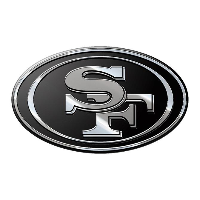 San Francisco 49ers Premium Metal Auto Emblem