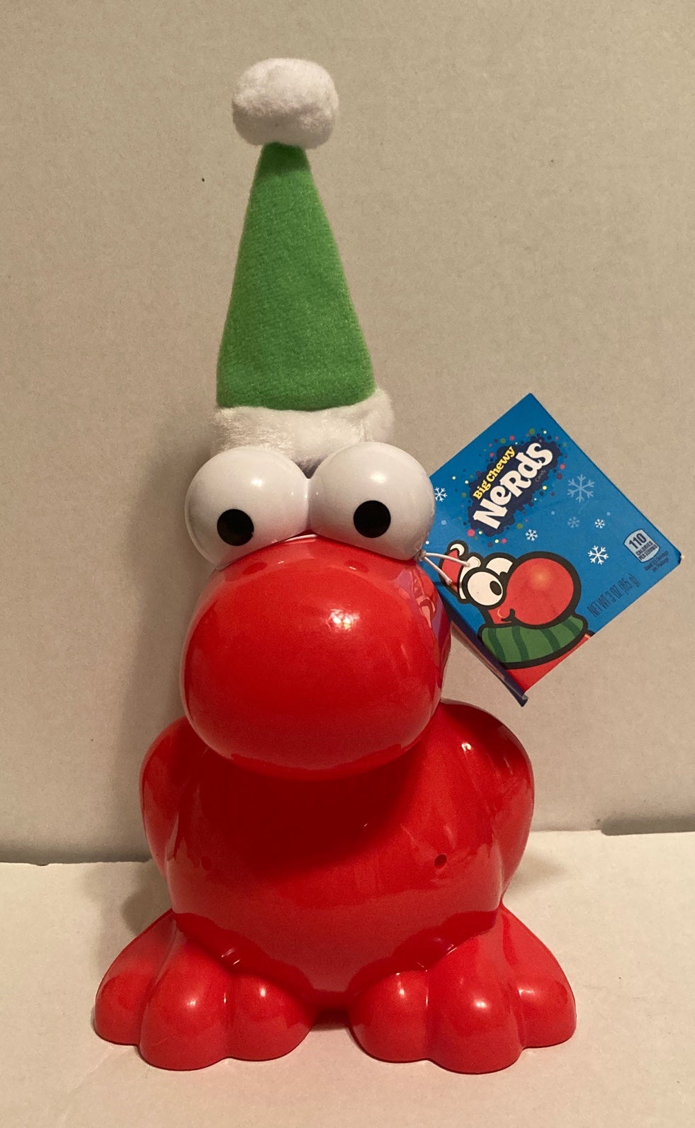 Big Chewy Nerds Red Holiday Candy Container With NO Candy