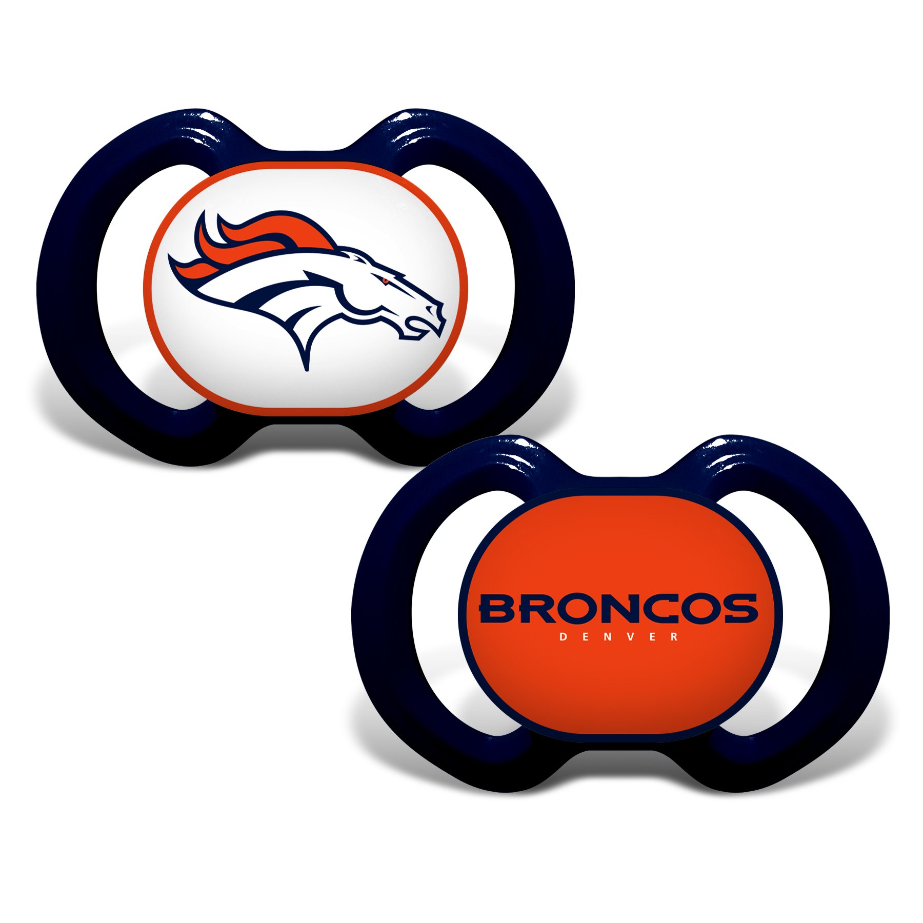 Denver Broncos Pacifier 2 Pack