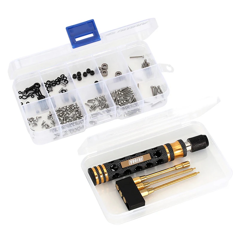 0.05" 1.5mm Hex& 4.0mm Nut Driver d'or SCX24