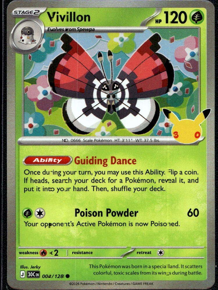 Vivillon - 30TH 8/128