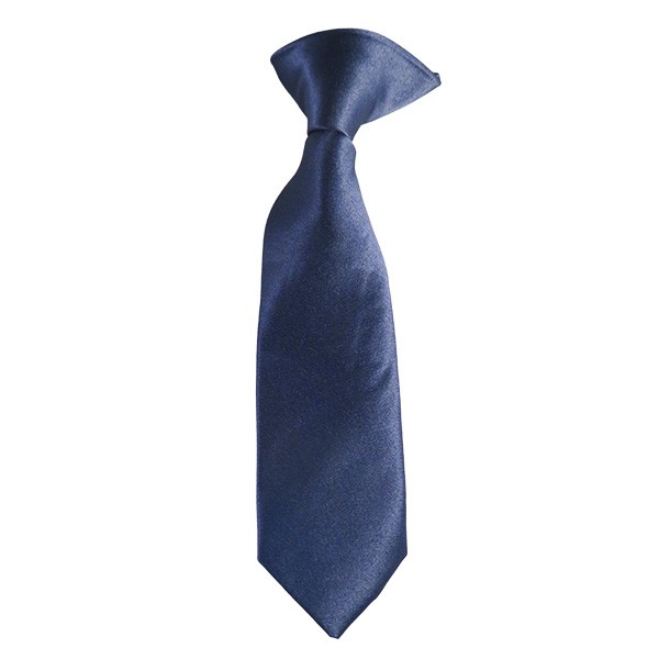 8 x 2 Inch Clip-on Navy Solid Tie