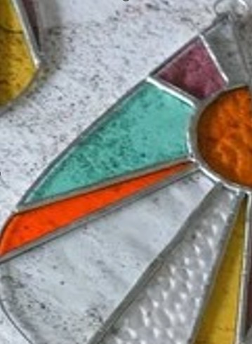 Stained Glass Suncatchers with April Beach