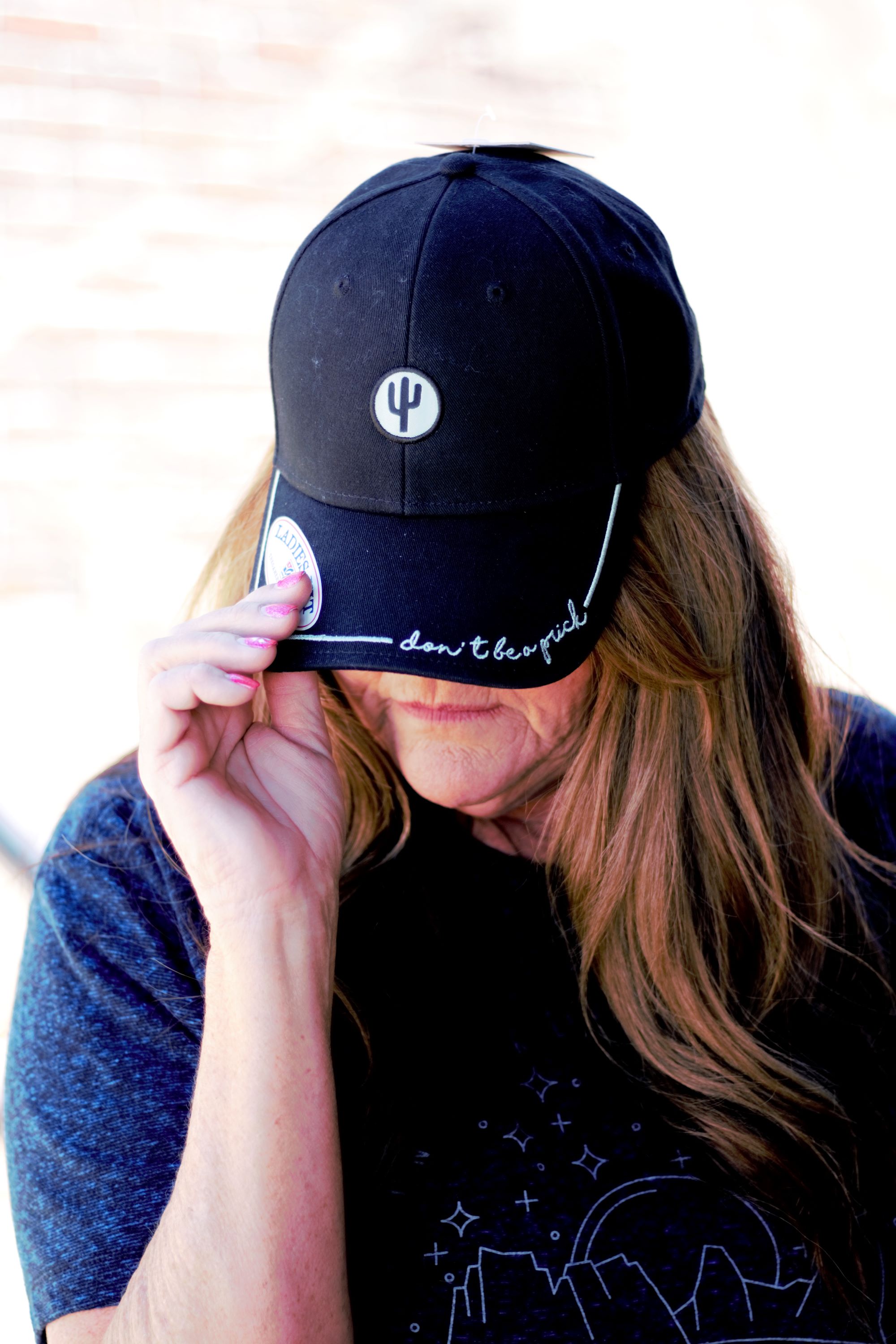 Don't Be A Prick-Ladies Hat-BLK