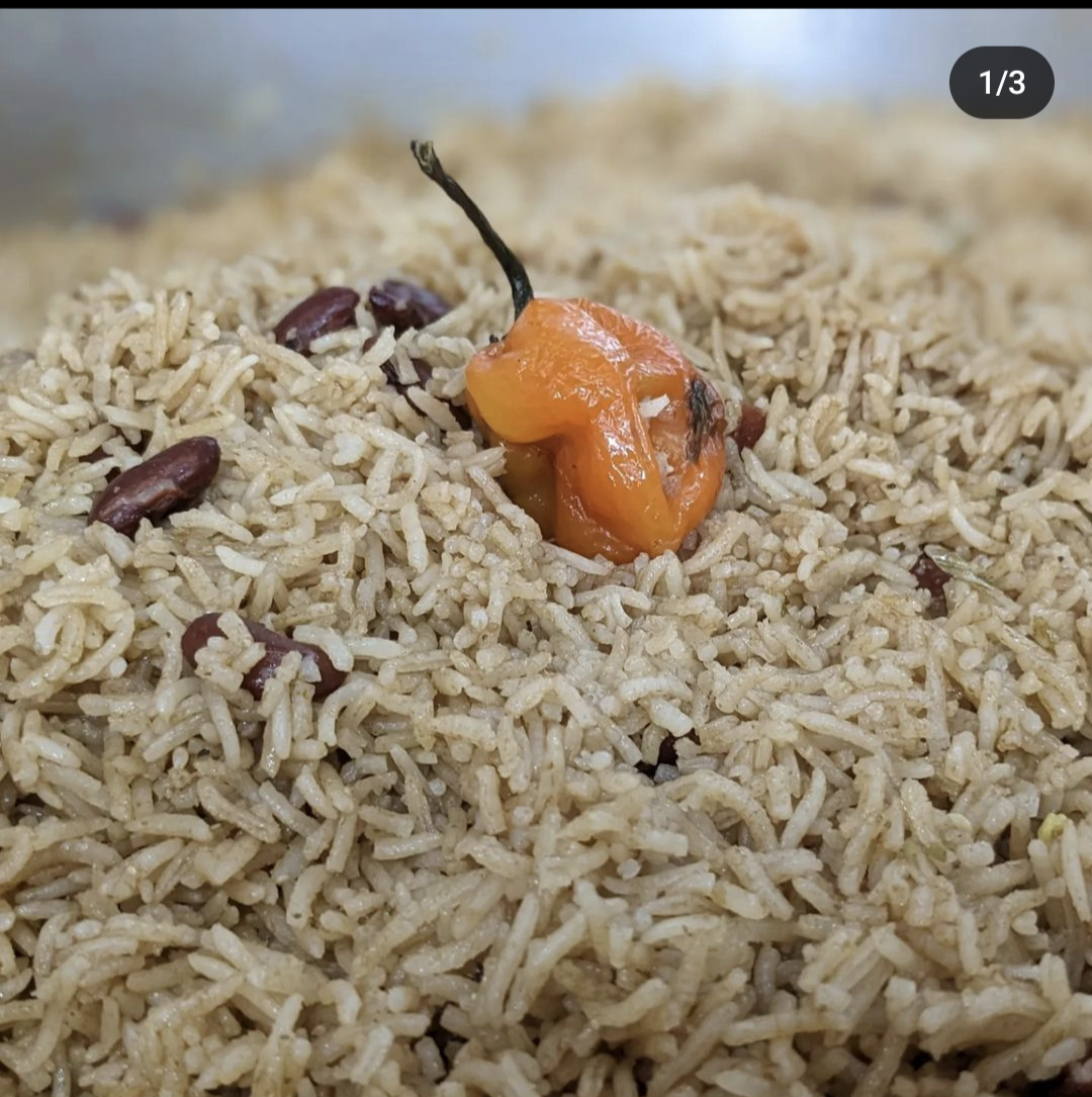 Side Djon Djon (Haitian Beans & Rice)