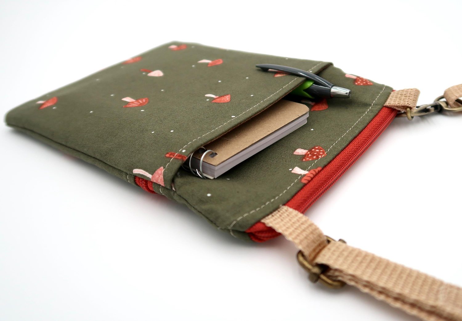 Small Crossbody Bag – Darling Mushrooms, photo 7 of 7
