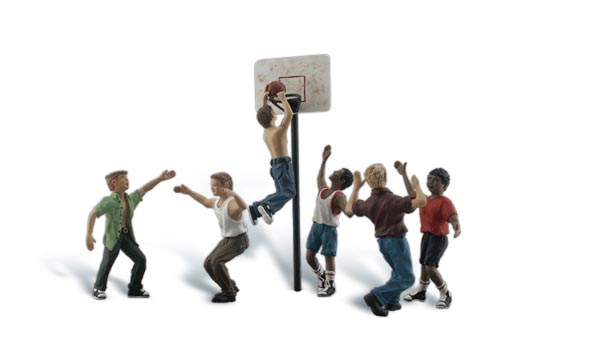 Woodland Scenics Shootin' Hoops HO scale