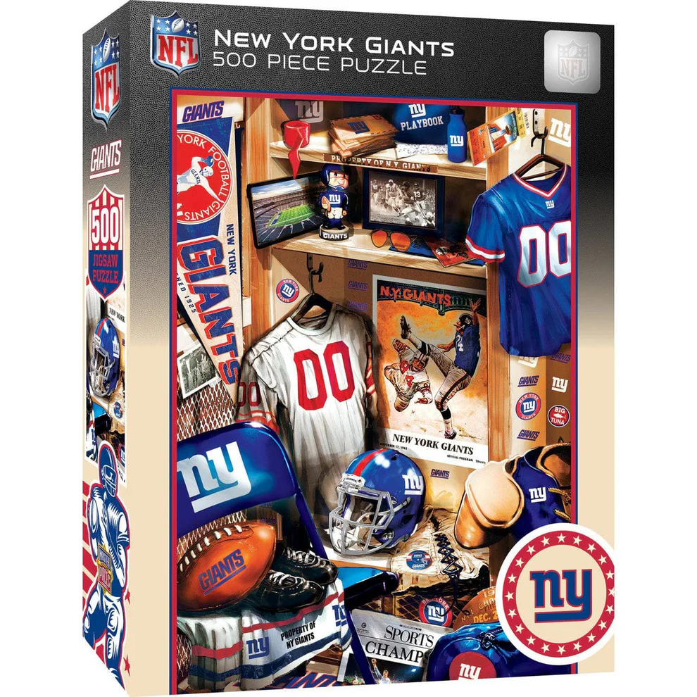New York Giants Lockeroom Puzzle 500 Piece