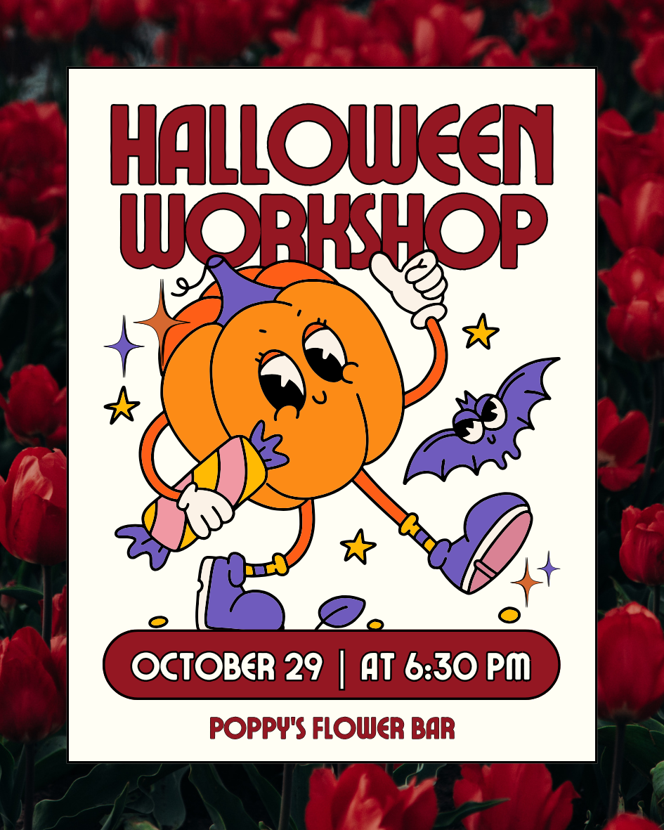 Halloween Centerpiece Floral Arranging Workshop