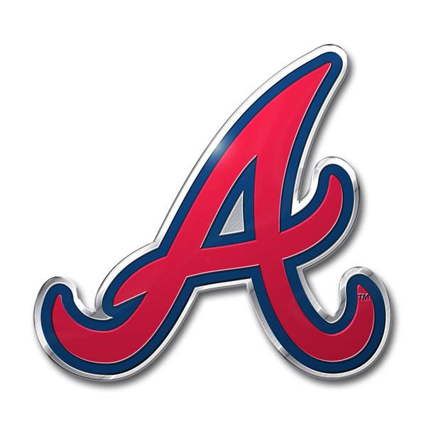 Atlanta Braves Color Auto Emblem