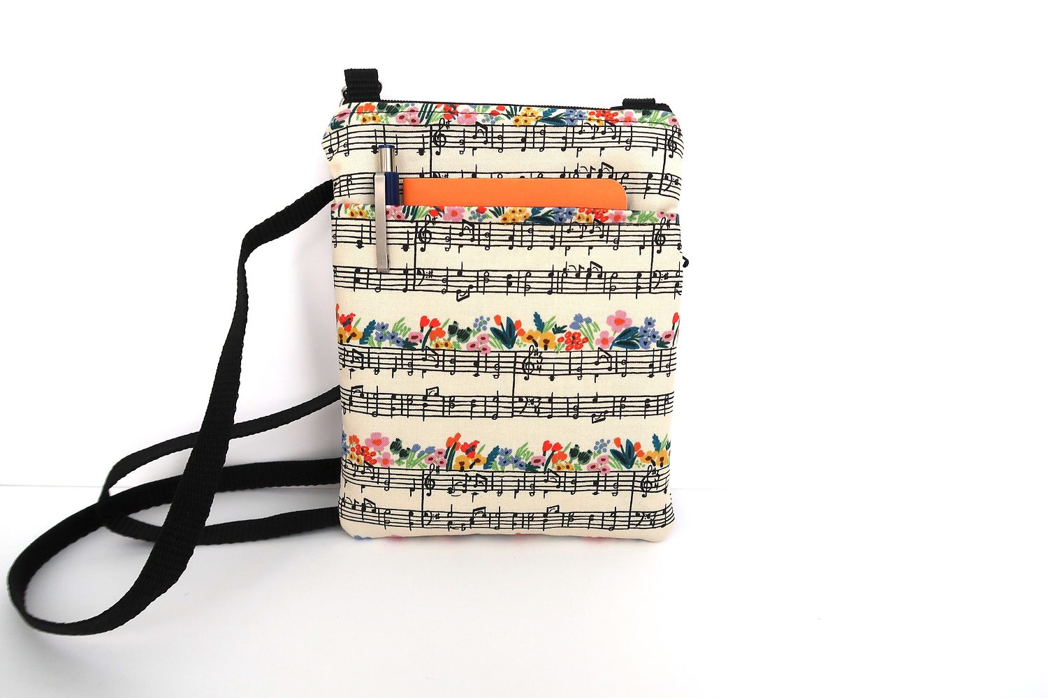 Small Crossbody Bag – Music Notes, photo 5 of 6